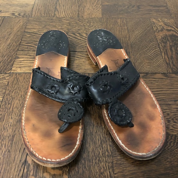 Jack Rogers Shoes - Size 8 black Jack Rogers sandals.